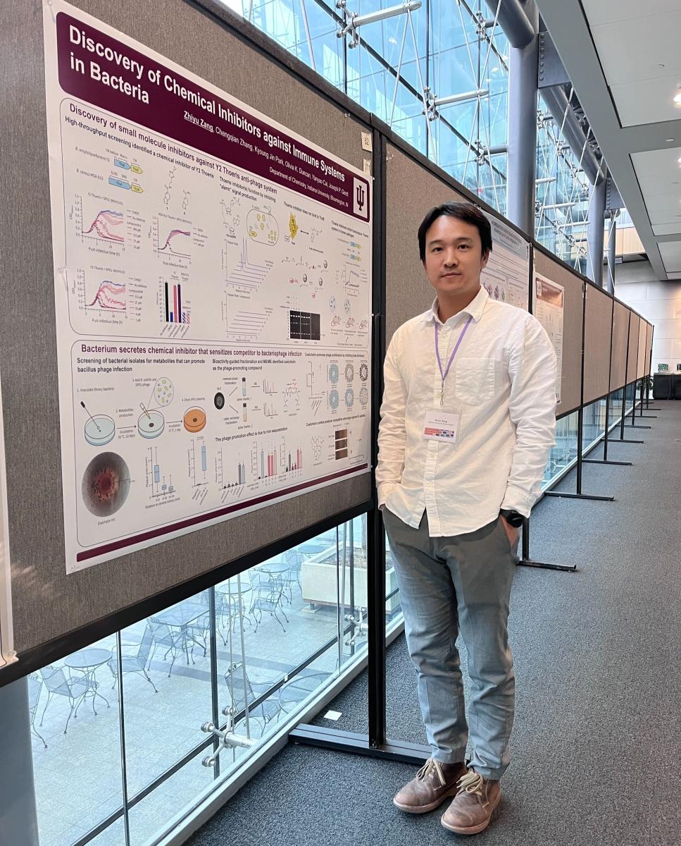 Troy's poster presentation at the 2024 Symposium on the immune system of Bacteria Conference_Apr 2024